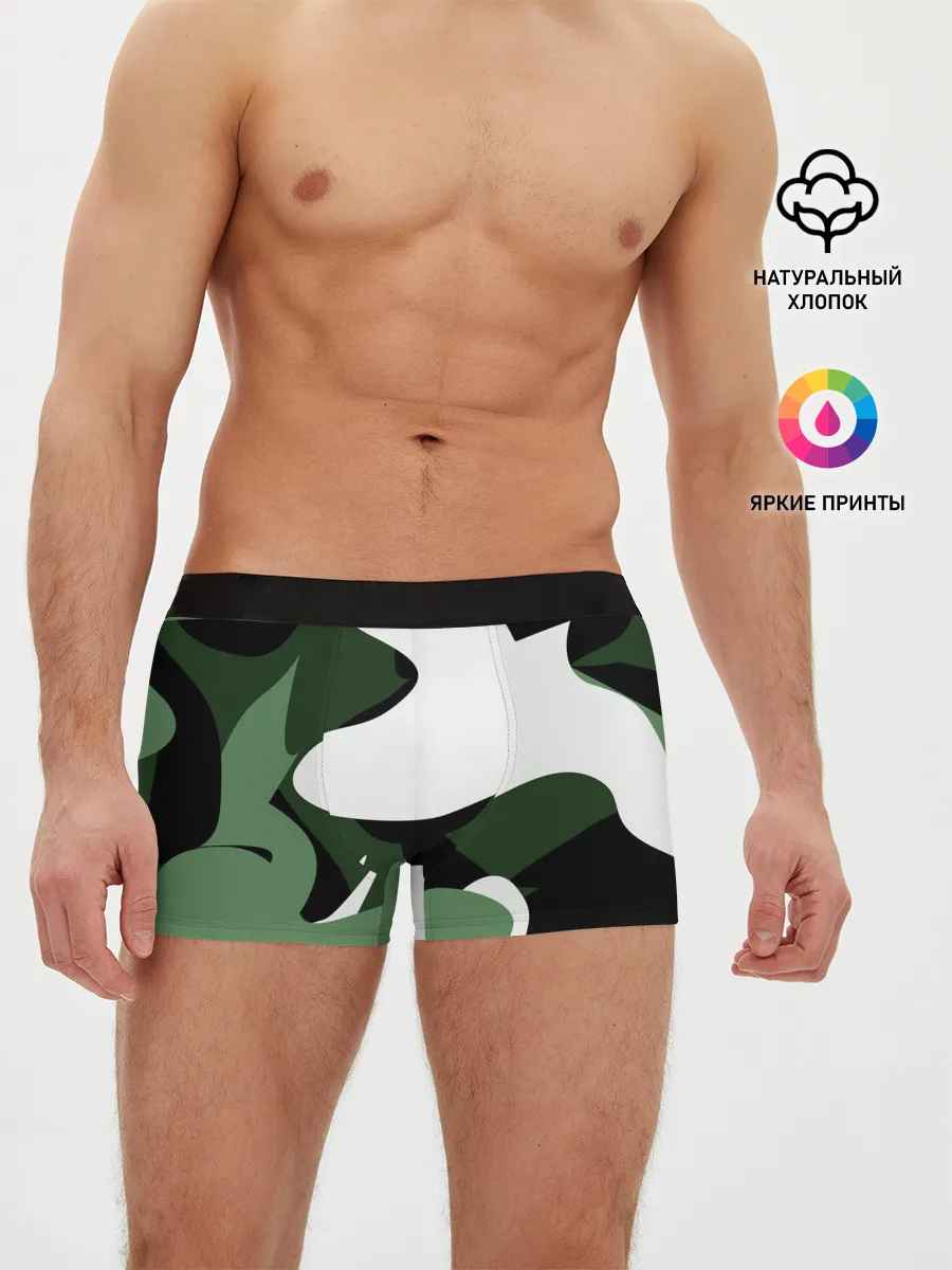 Мужские трусы боксеры / Камуфляж