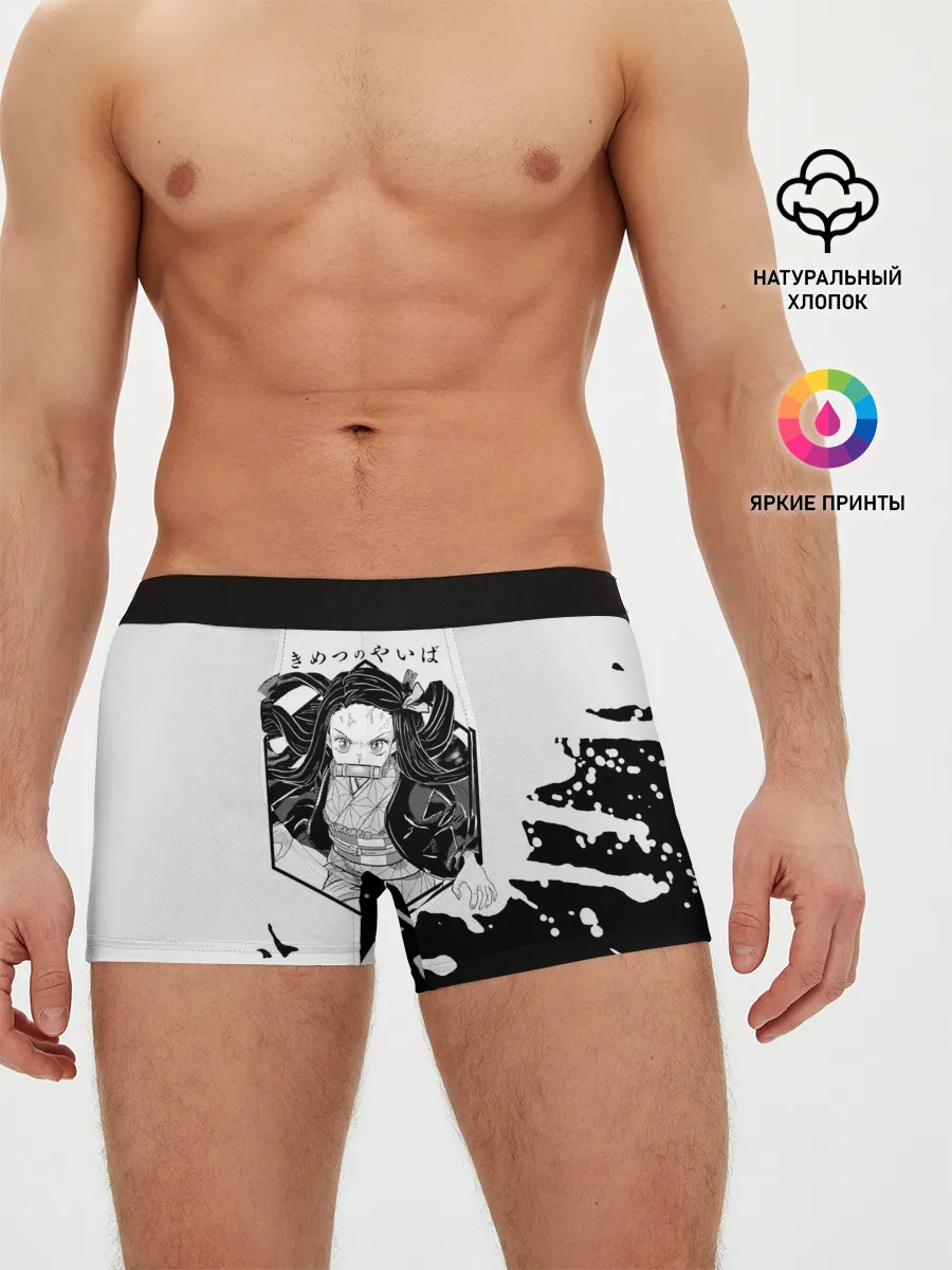 Мужские трусы боксеры / Nezuko Kamado Kimetsu no Yaiba