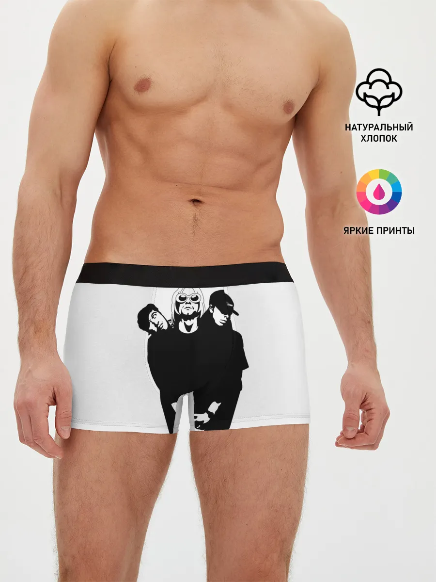 Мужские трусы боксеры / Nirvana Группа