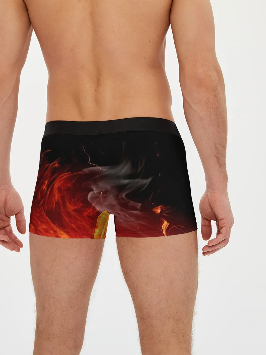 Мужские трусы боксеры / Незуко Камадо в огне