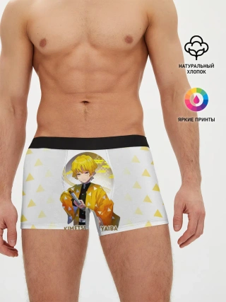 Мужские трусы боксеры / Agatsuma Zenitsu Kimetsu no Yaiba