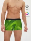 Мужские трусы боксеры / 3d Green abstract