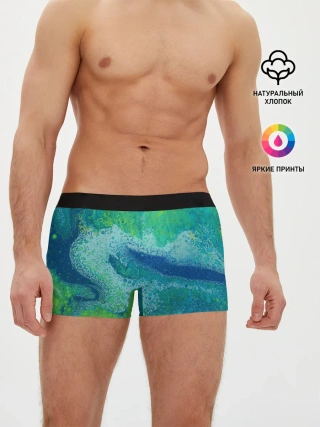 Мужские трусы боксеры / Художественная Тина