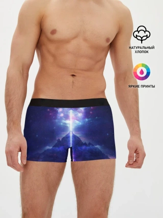 Мужские трусы боксеры / Яркий взрыв в космосе