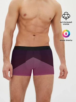 Мужские трусы боксеры / Неоновая дорога