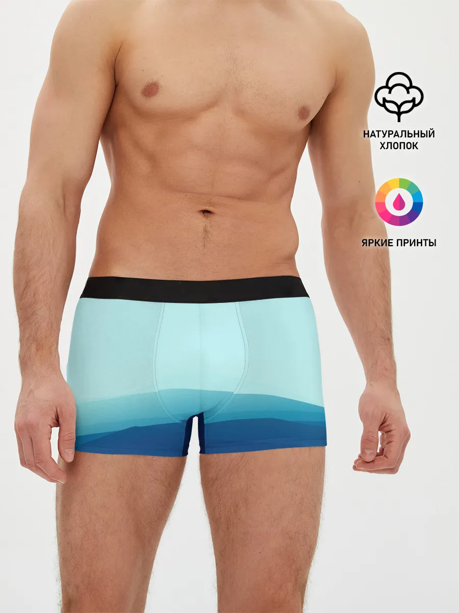 Мужские трусы боксеры / Море