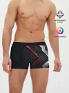 Мужские трусы боксеры / luxury Black 3D СОТЫ