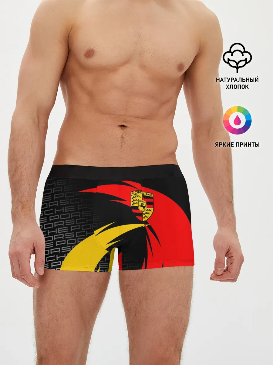 Мужские трусы боксеры / PORSCHE / ПОРШ / СПОРТ