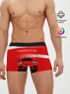 Мужские трусы боксеры / PORSCHE / ПОРШЕ / RED STYLE
