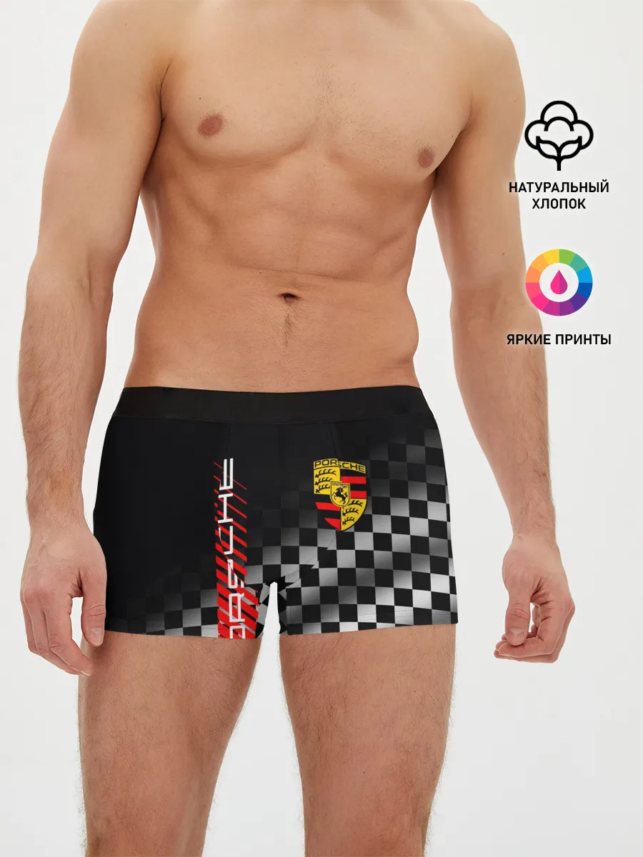 Мужские трусы боксеры / PORSCHE / ПОРШЕ / ФИНИШ