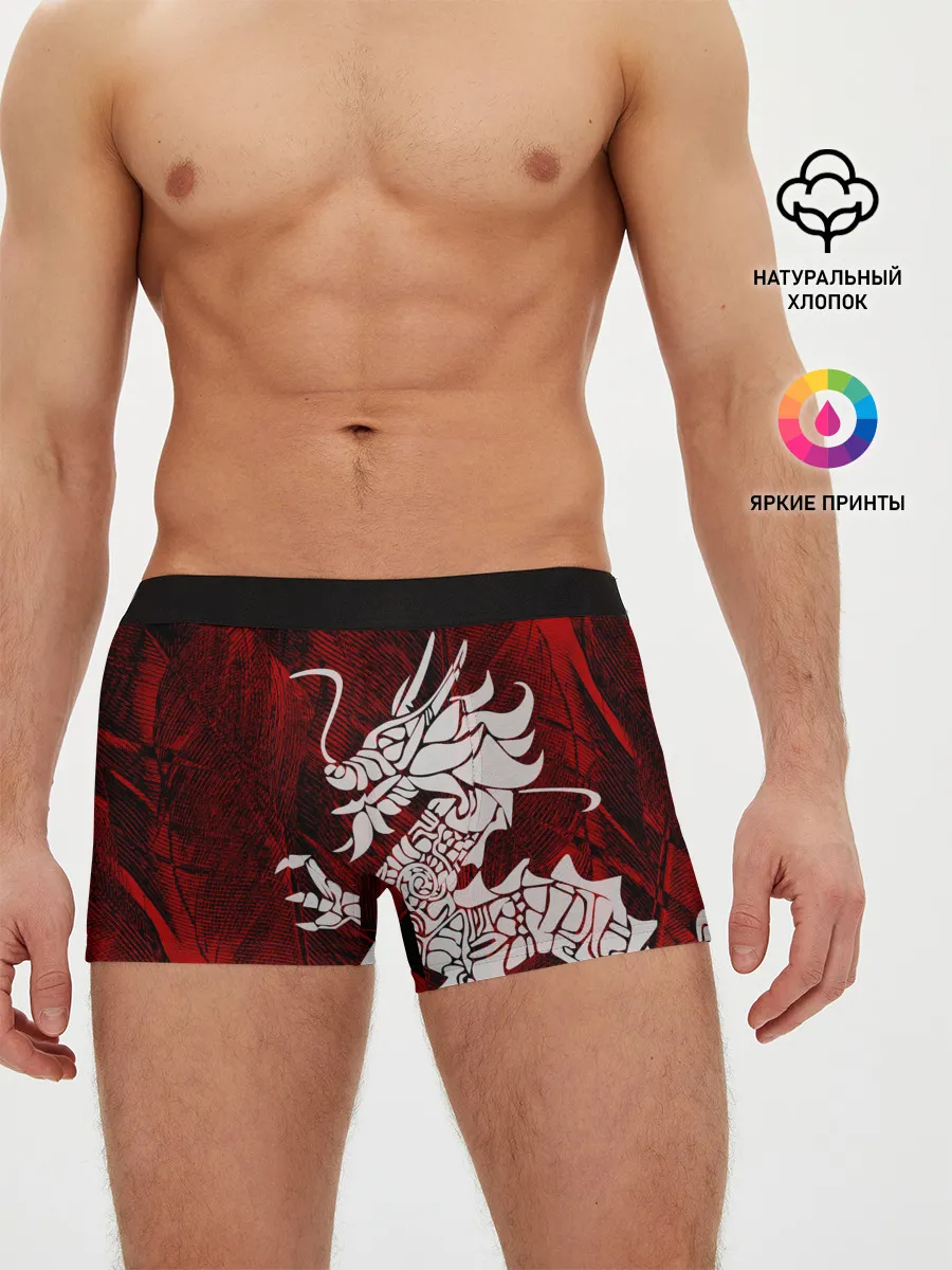 Мужские трусы боксеры / Chinese Dragon