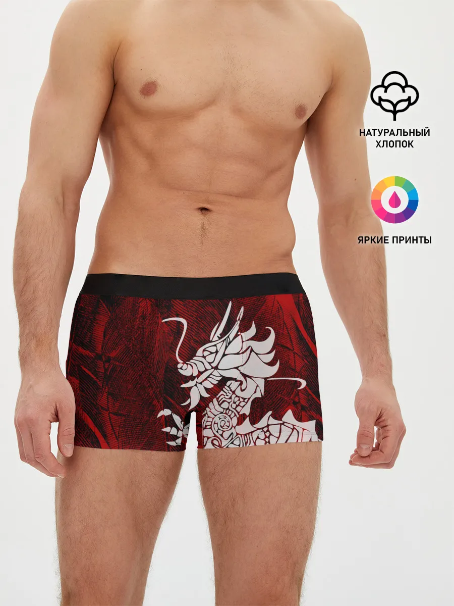 Мужские трусы боксеры / Chinese Dragon