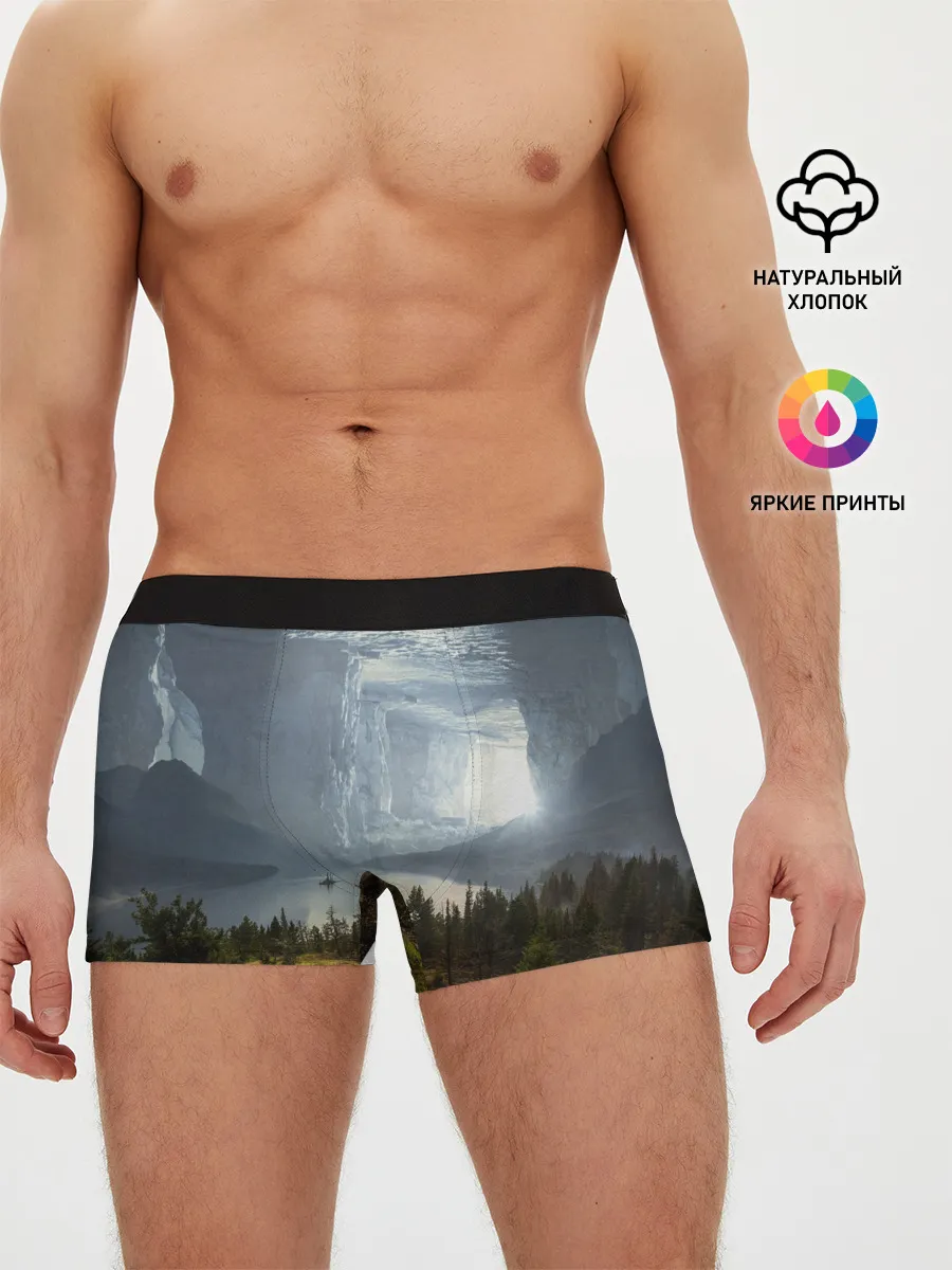 Мужские трусы боксеры / Фантастический пейзаж