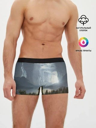 Мужские трусы боксеры / Фантастический пейзаж