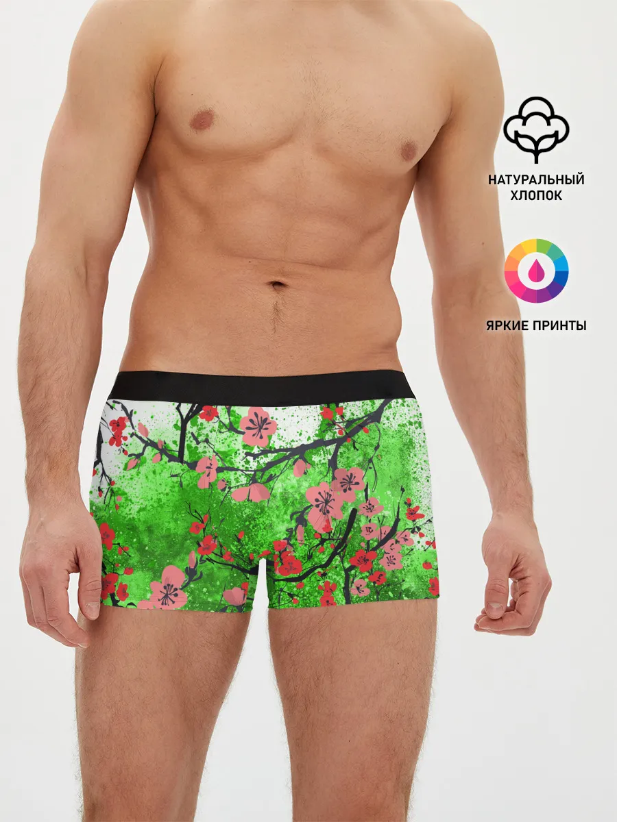 Мужские трусы боксеры / Сакура | Sakura
