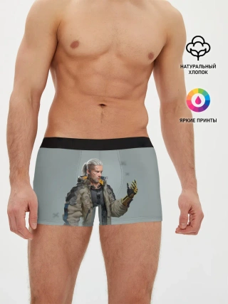 Мужские трусы боксеры / КиберГеральт