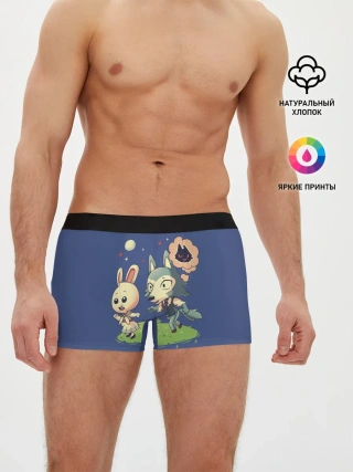Мужские трусы боксеры / Зайка и волчек | Beastars
