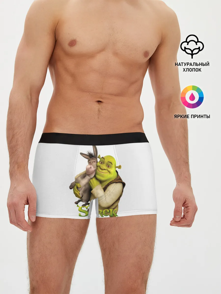 Мужские трусы боксеры / Шрек и Осел Мультфильм