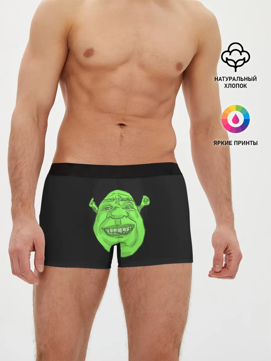Мужские трусы боксеры / Shreks Face