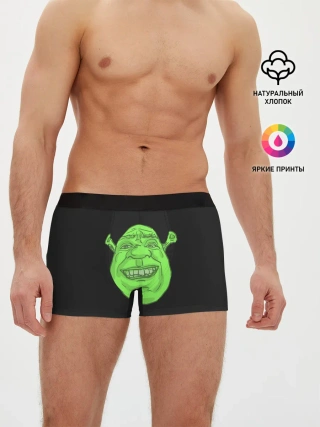 Мужские трусы боксеры / Shreks Face