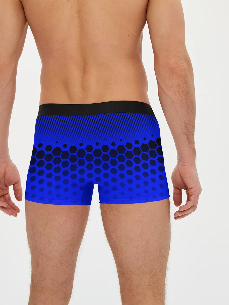 Мужские трусы боксеры / HYUNDAI / ХЕНДАЙ / BLUE STYLE