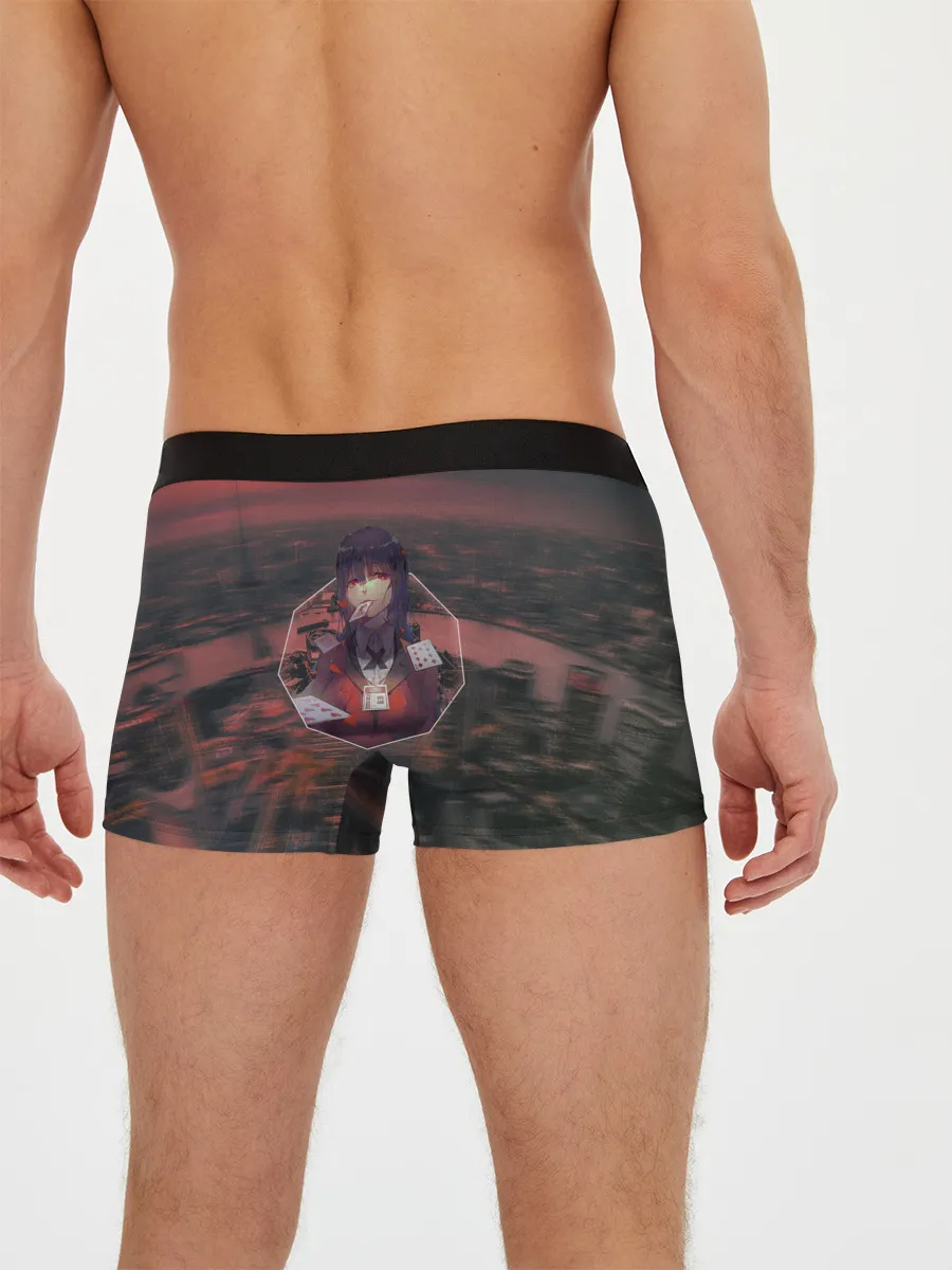 Мужские трусы боксеры / Kakegurui Yumeko Jabami art