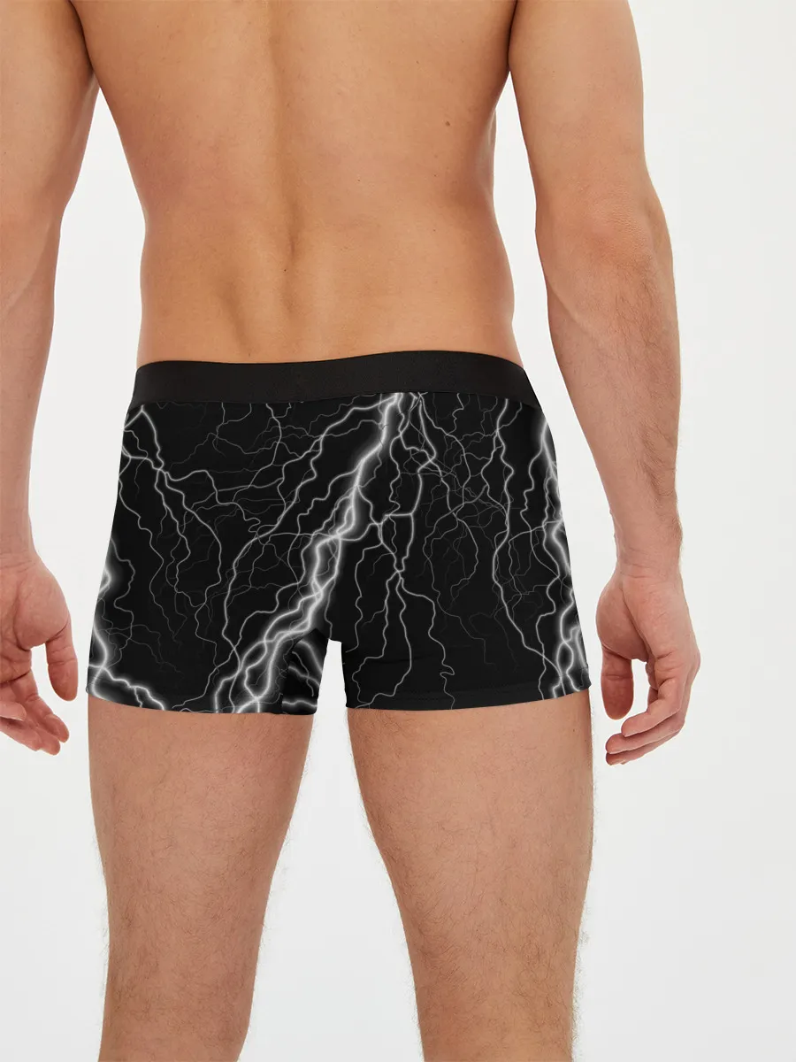 Мужские трусы боксеры / КОРОЛЬ И ШУТ - МОЛНИЯ