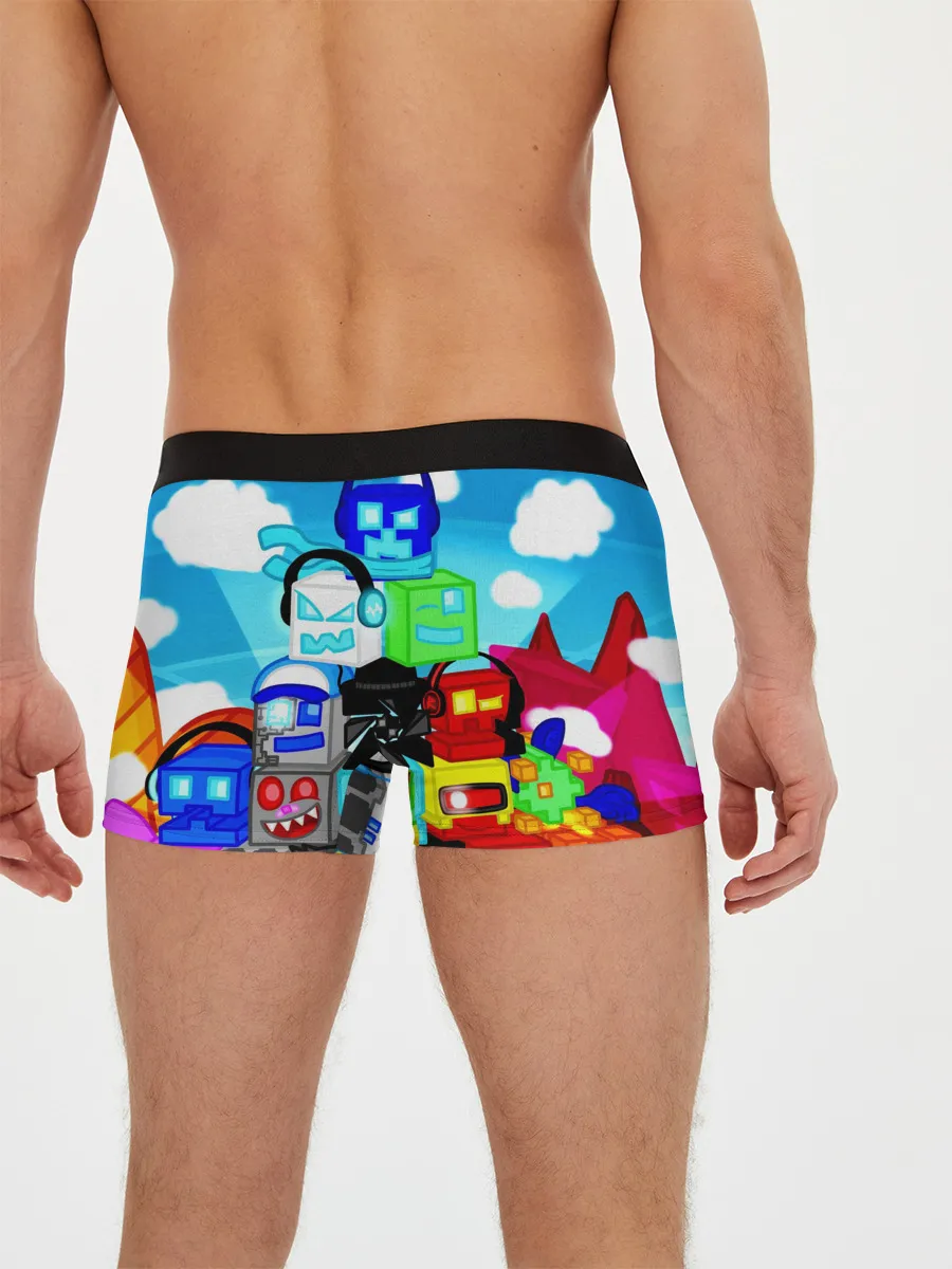 Мужские трусы боксеры / GEOMETRY DASH / ГЕОМЕТРИ ДАШ