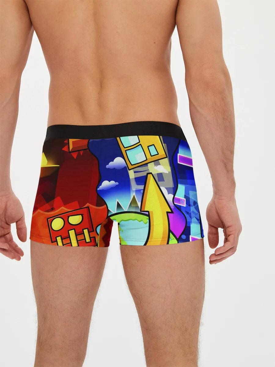 Мужские трусы боксеры / GEOMETRY DASH / ГЕОМЕТРИ ДАШ