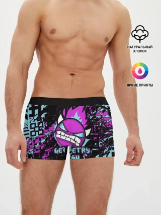 Мужские трусы боксеры / Geometry Dash