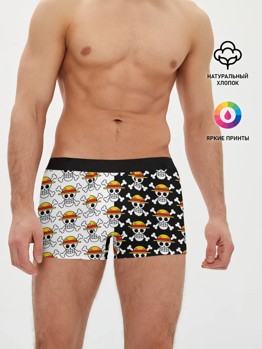 Мужские трусы боксеры / ONE PIECE / ВАН ПИС / УЗОР