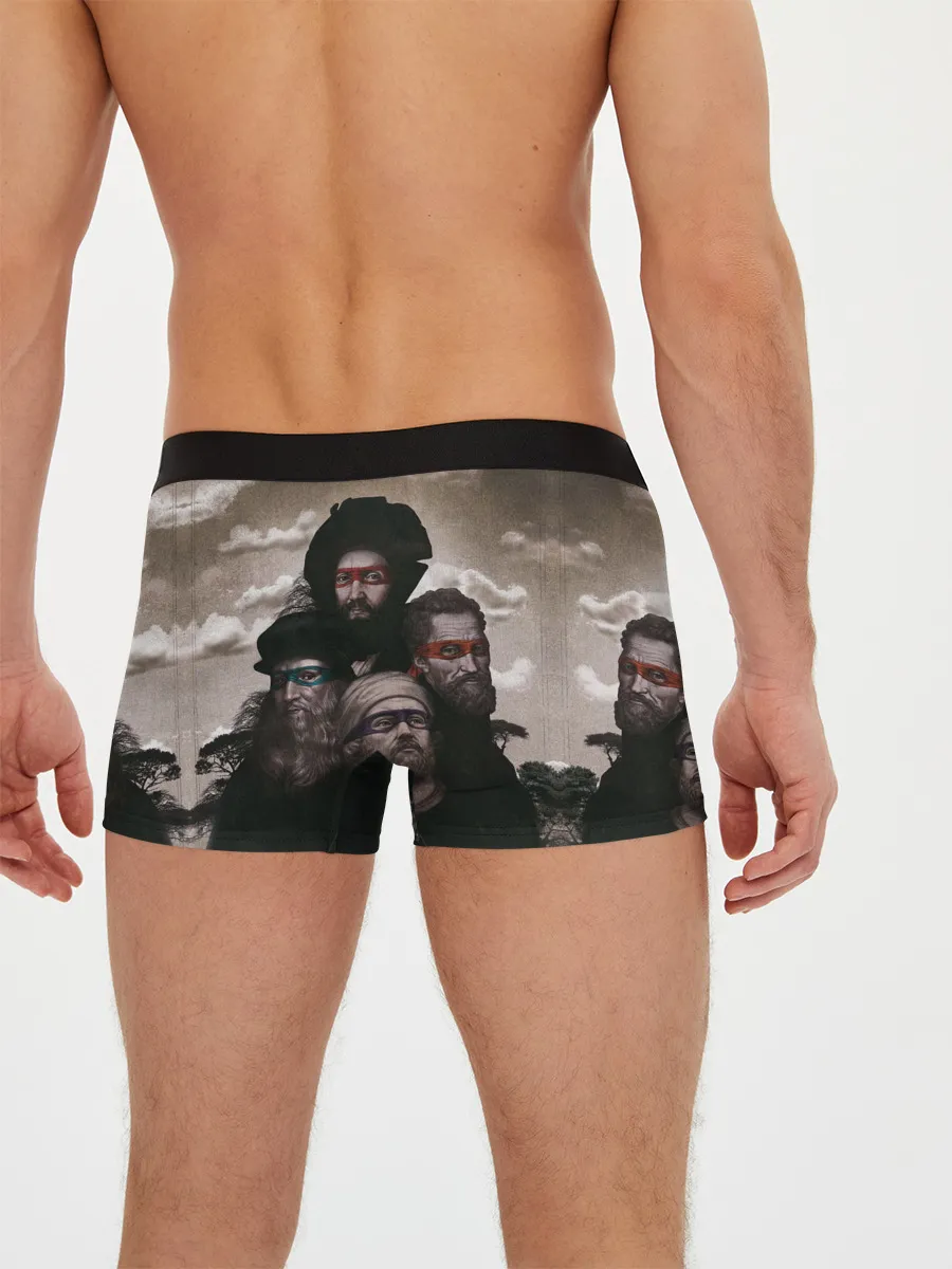 Мужские трусы боксеры / Художники, не черепашки ниндзя