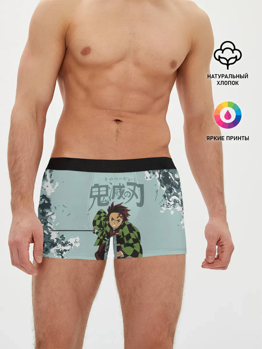 Мужские трусы боксеры / Танджиро Камадо Kimetsu no Yaiba