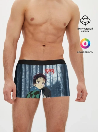 Мужские трусы боксеры / Танджиро и Незуко Камадо в лесу