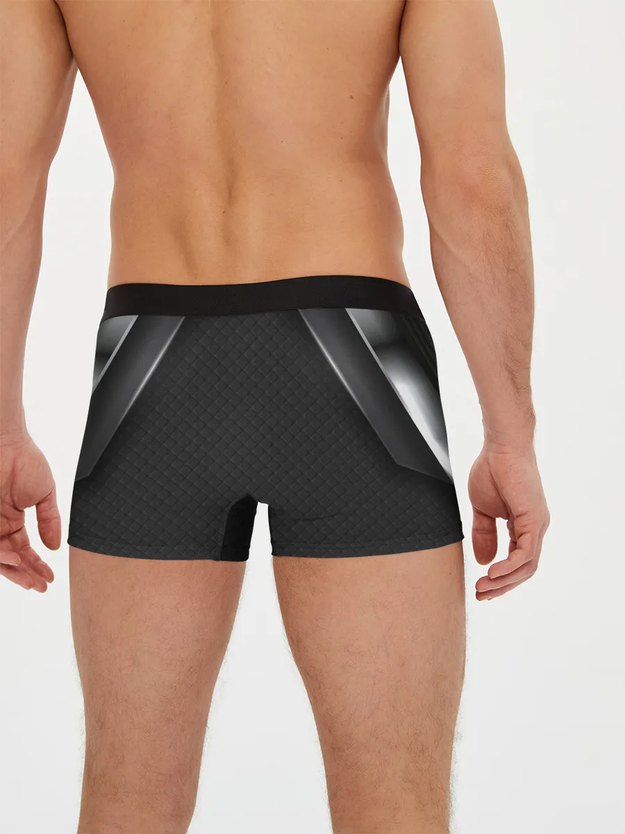 Мужские трусы боксеры / ИНФИНИТИ ТЕХНОЛОГИЧНЫЙ ПАТТЕРН