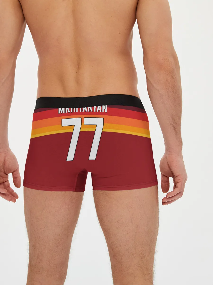 Мужские трусы боксеры / Мхитарян | футболка Рома