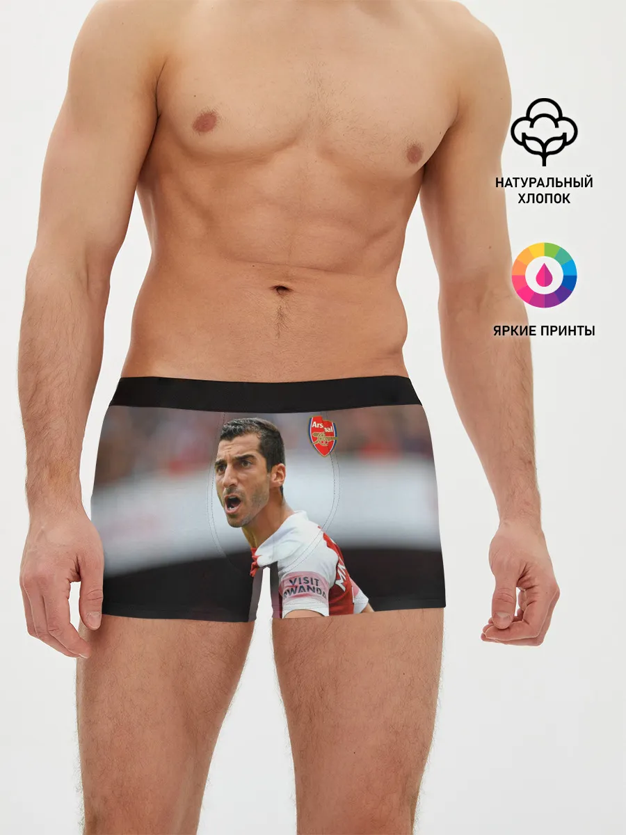 Мужские трусы боксеры / H. Mkhitaryan | Arsenal