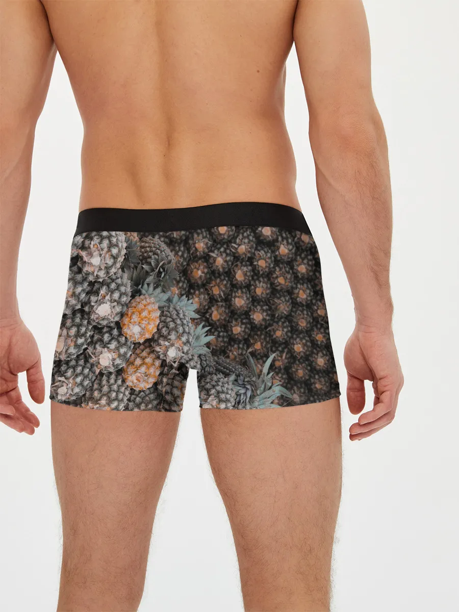 Мужские трусы боксеры / Спелые ананасы