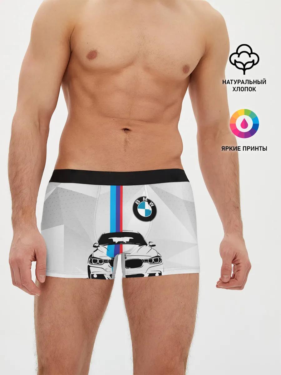Мужские трусы боксеры / BMW / БМВ / M PERFORMANCE