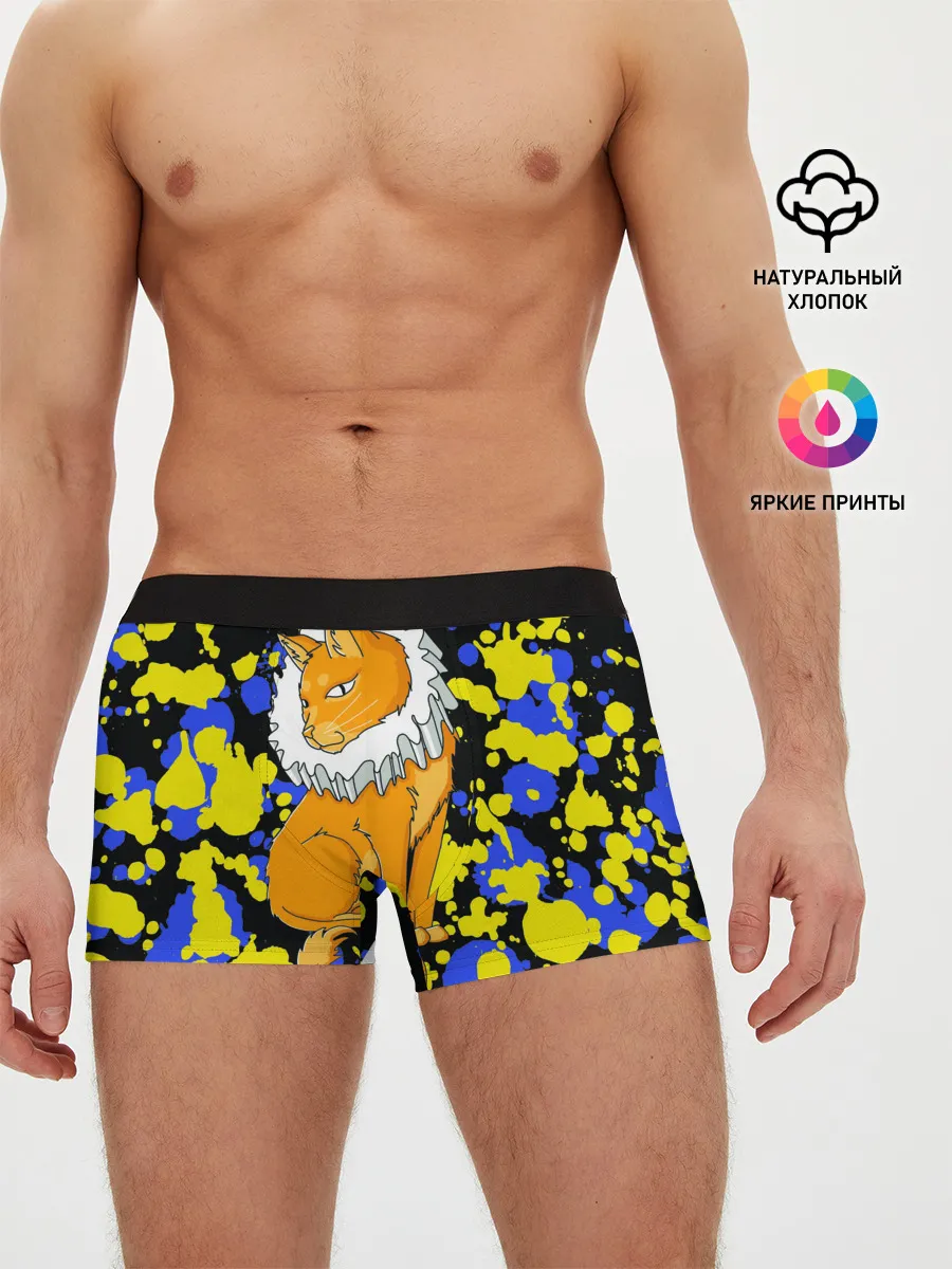 Мужские трусы боксеры / кот аристократ