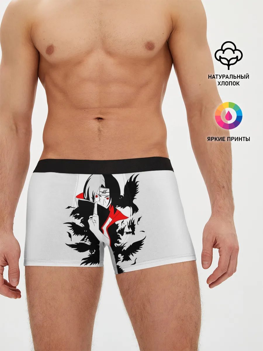 Мужские трусы боксеры / Человек и вороны аниме