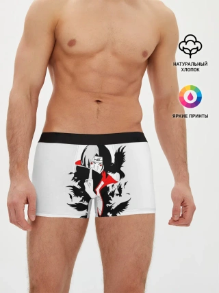Мужские трусы боксеры / Человек и вороны аниме