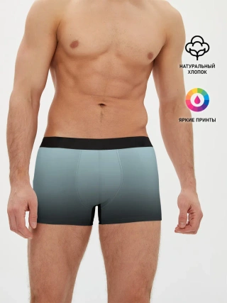 Мужские трусы боксеры / Black and Blue gradient