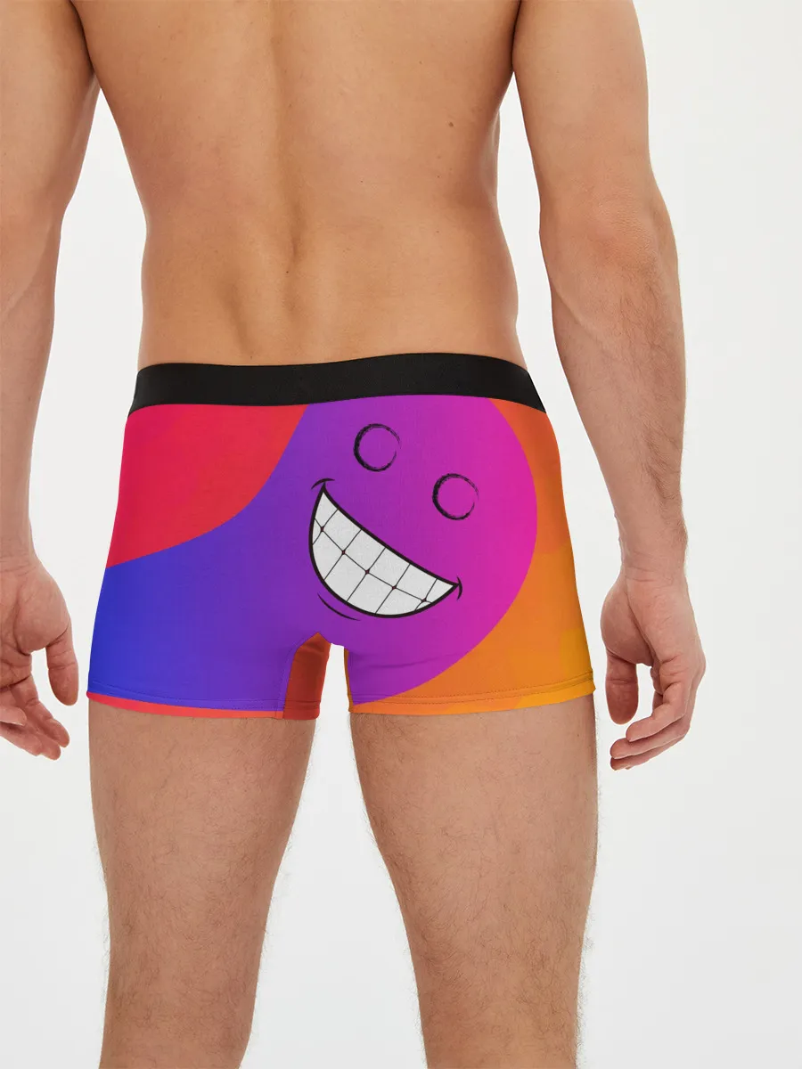 Мужские трусы боксеры / Градиент призрак