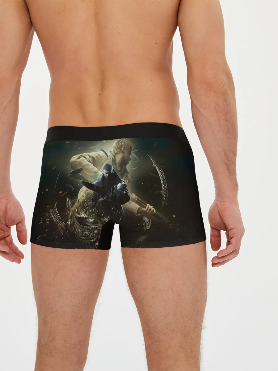 Мужские трусы боксеры / Итан,Крис и деревня RE8