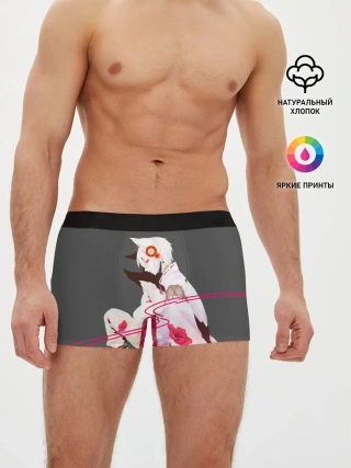 Мужские трусы боксеры / Flower Tomoe