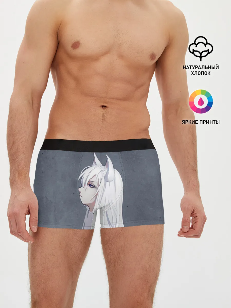 Мужские трусы боксеры / Демон-лис Томоэ