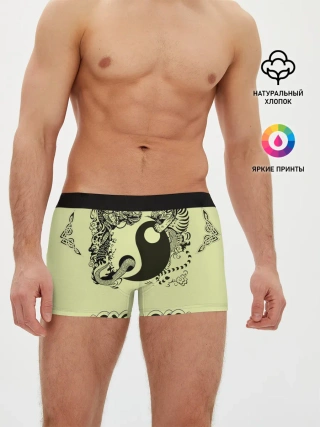 Мужские трусы боксеры / кельтский узор
