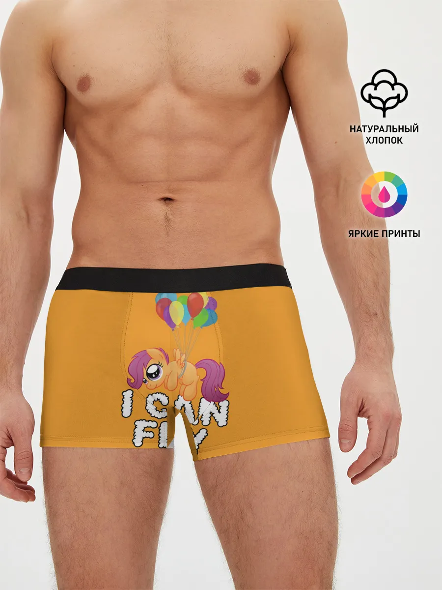 Мужские трусы боксеры / Я могу летать