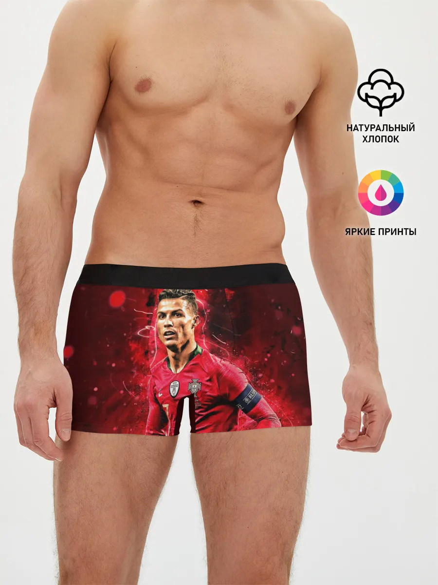 Мужские трусы боксеры / Криштиану Роналду